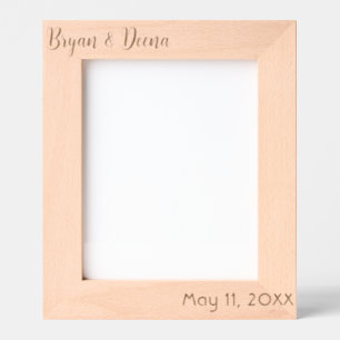 Personalised Wedding Gift for Couples Anniversary Etched Frames