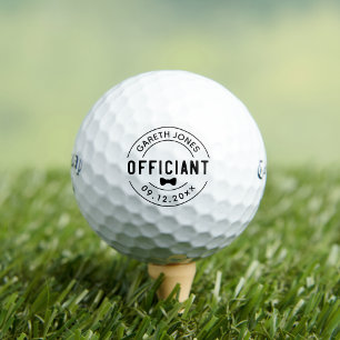 Personalised Wedding Gift Officiant Callaway Golf Balls