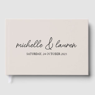 Personalised Wedding Guest Books, Custom Wedding P Book