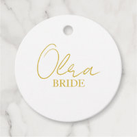 Personalised Wedding Hanger Tag | Bridesmaids Gift