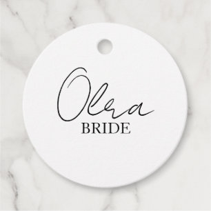 Personalised Wedding Hanger Tag Bridesmaids Gift