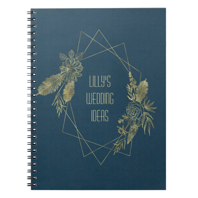 Personalised Wedding Ideas Notebook (Front)