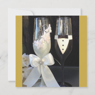 Personalised wedding invitation