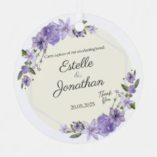 Personalised Wedding Keychain: A Perfect Keepsake Metal Tree Decoration