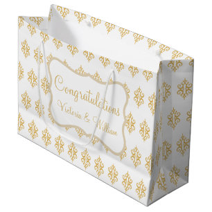 Personalised Wedding Lace Gift Bag
