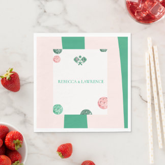 Personalised Wedding Luncheon Napkins