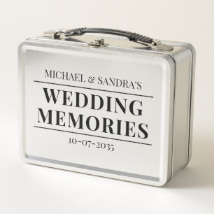 Personalised Wedding Memories Metal Box