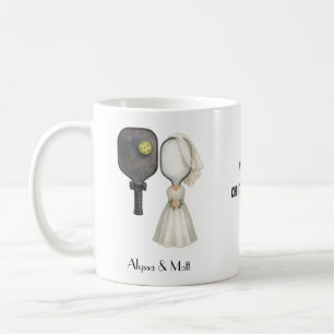 Personalised Wedding Mug for Pickleball Lovers
