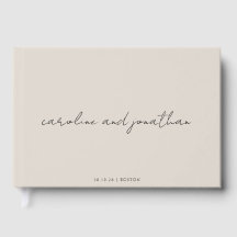 Personalised Wedding Name Ivory Cream Elegant