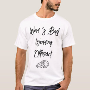 Personalised Wedding Officiant Gift From Couple T-Shirt