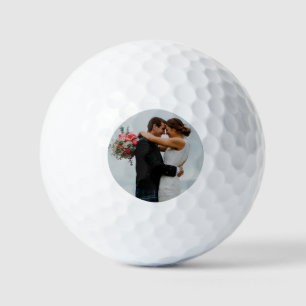 Personalised Wedding or Anniversary Custom Photo Golf Balls