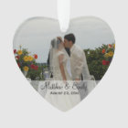 Personalised Wedding or Engagement Photo Ornament