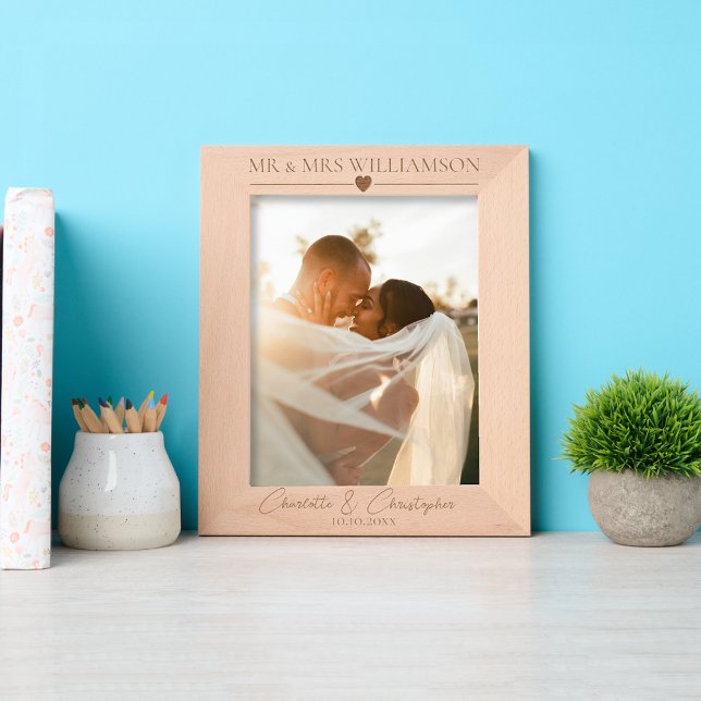  Personalised wedding photo frame name date (Creator Uploaded)