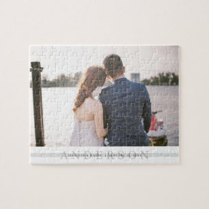 Personalised Wedding Photo Jigsaw Puzzle