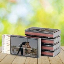 Personalised Wedding Photo Matchboxes – Set of 50