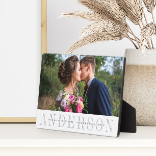 Personalised Wedding Photo Plaque