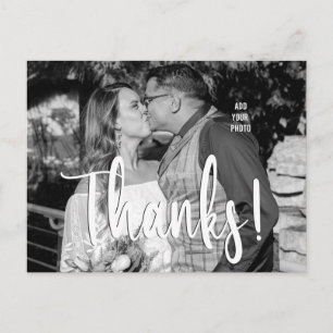 Personalised Wedding Photo Postcard