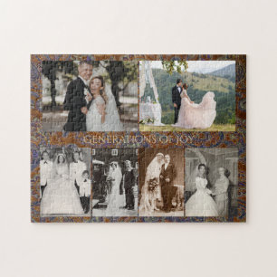 Personalised Wedding Photos Generations of Joy Jigsaw Puzzle