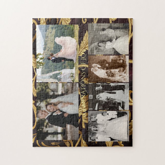 Personalised Wedding Photos Generations of Joy Jigsaw Puzzle (Vertical)