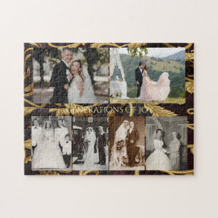 Personalised Wedding Photos Generations of Joy Jigsaw Puzzle