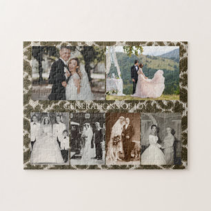 Personalised Wedding Photos Generations of Joy Jigsaw Puzzle