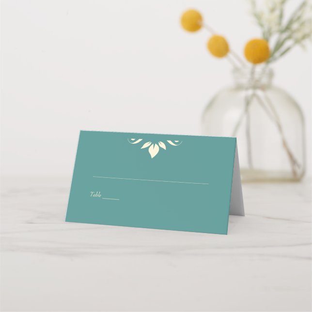 Personalised  Wedding Place Card (Front)