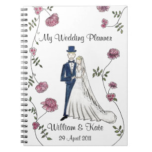 Personalised Wedding Planner Notebook