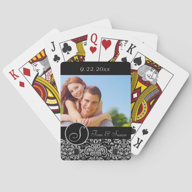 Personalised Wedding Playing Cards (Back)