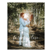 Personalised Wedding Portrait Modern Calligraphy