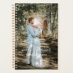 Personalised Wedding Portrait Modern Calligraphy Planner