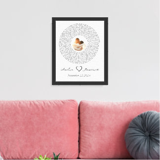 Personalised Wedding Print - Custom Names