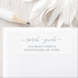 Personalised Wedding Return Address Labels<br><div class="desc">Elegant personalised return address labels for your wedding envelopes.</div>