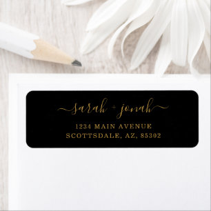 Personalised Wedding Return Address Labels
