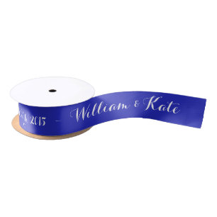 Personalised wedding ribbon choose colour ribbon satin ribbon
