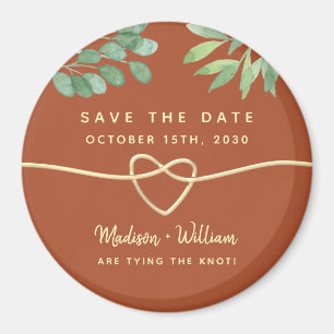 Personalised Wedding Save The Date Invitation Magnet
