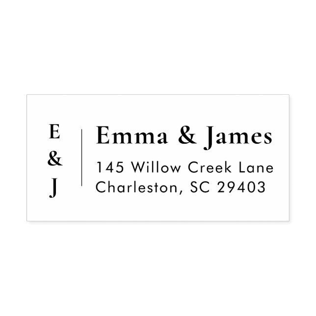 Personalised Wedding Self-inking Stamp (Design)