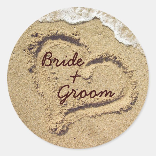 Personalised Wedding Stickers (Front)