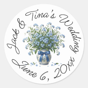 Personalised wedding stickers