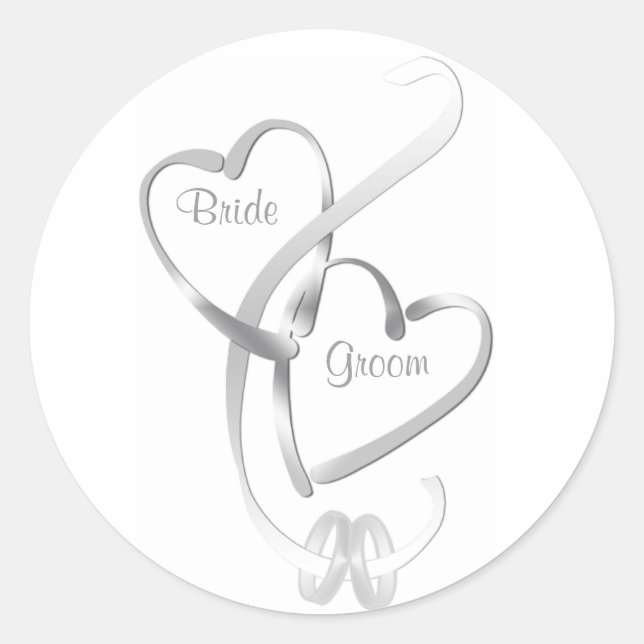 Personalised Wedding Stickers (Front)