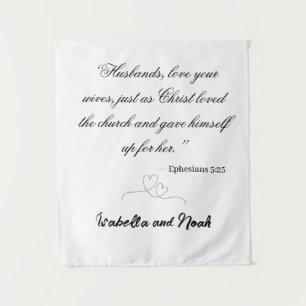Personalised Wedding Tapestry