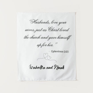Personalised Wedding Tapestry