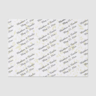 Personalised Wedding Tissue Paper