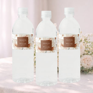 Personalised Wedding Water Bottle Label