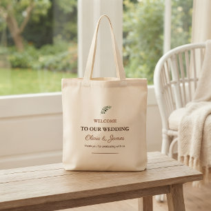 Personalised Wedding Welcome Bag   Rustic Elegant 
