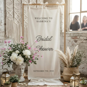 Personalised Wedding Welcome Bridal Shower Engaged Banner
