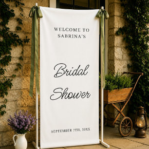 Personalised Wedding Welcome Bridal Shower Engaged Banner