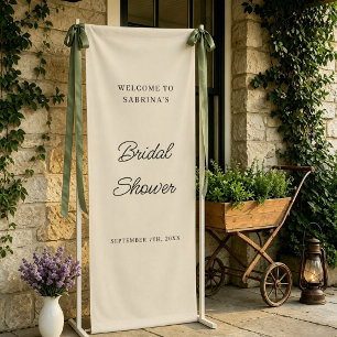 Personalised Wedding Welcome Bridal Shower Engaged Banner