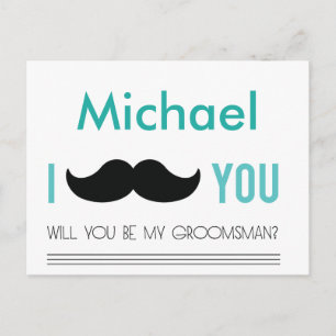 Personalised Wedding Will you be my groomsman card