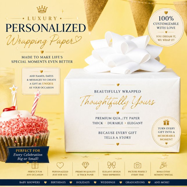 Personalised Wedding Wrapping Paper (Creator Uploaded)