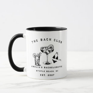 Personalised Weekend Trip Beach Bachelorette Party Mug